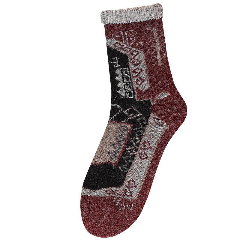 Thick Winter Terry Wool Socks for Middle-Aged and Elderly Women