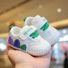 Breathable Mesh First Walking Shoes for Babies Boys & Girls with Color Block Velcro