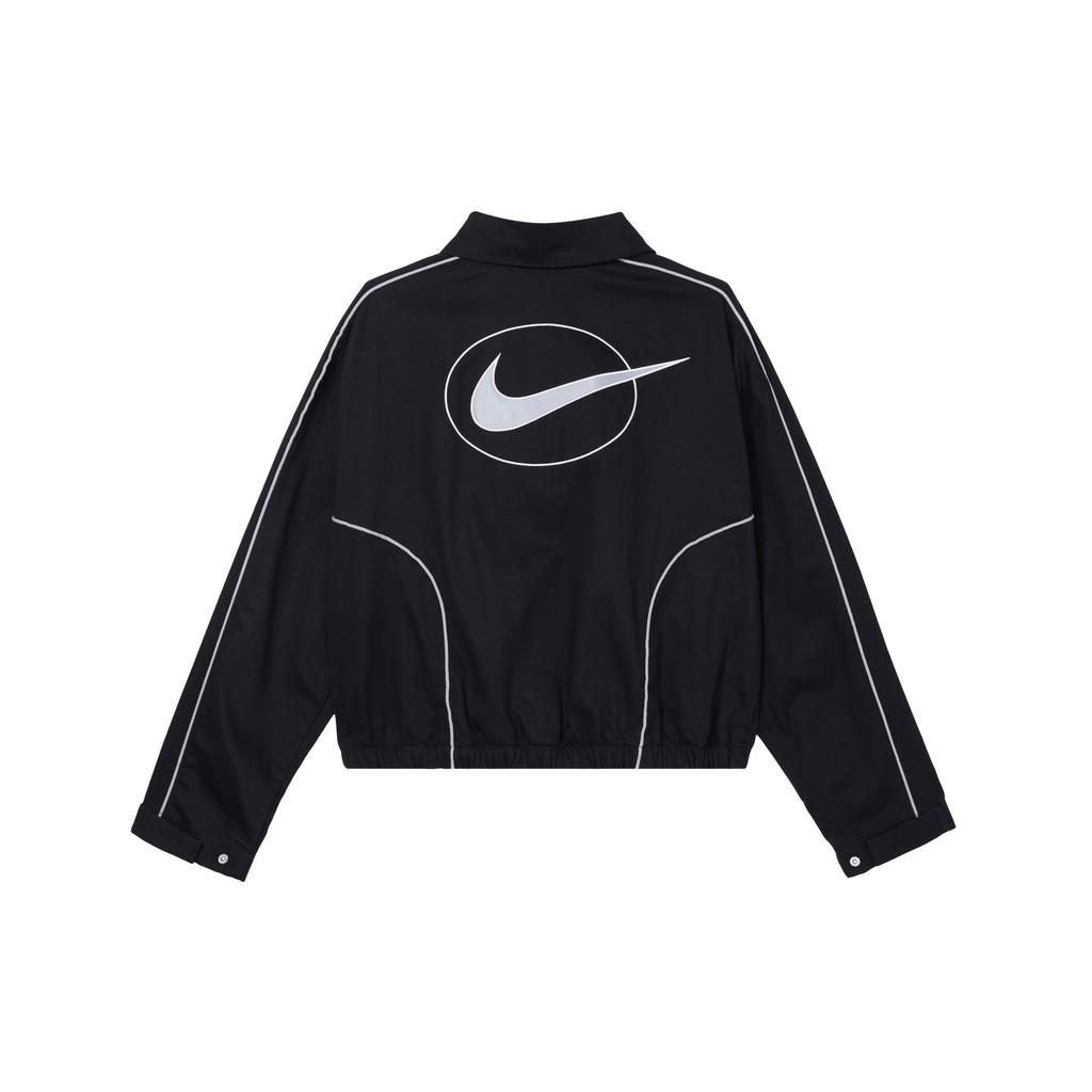 Nike Sportswear Logo Zip-Up Jacket Women Jacket Black FN1941-010