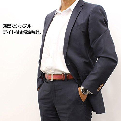 Citizen Часы CITIZEN Коллекция Citizen Коллекция Citizen Простые настраиваемые радиоуправляемые часы Eco-Drive Тонкие AS1060-54E Мужские