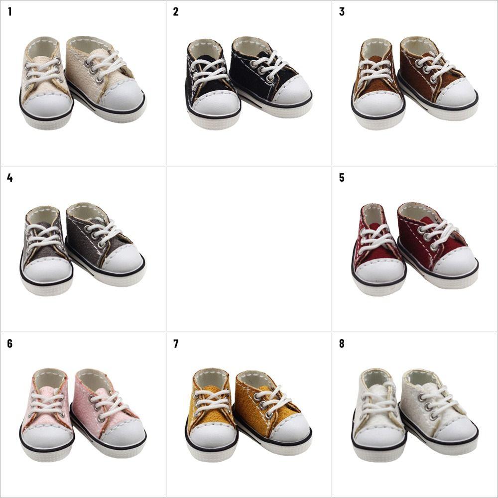 Новая Кукла Подарок Игрушки Сделай Сам Повседневная Одежда Обувь Кукла Холщовая Обувь Аксессуары для Одежды Модные Кроссовки