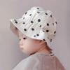 Baby Hat Linen Double Sided Summer Sun Hat, Korean Baby Products