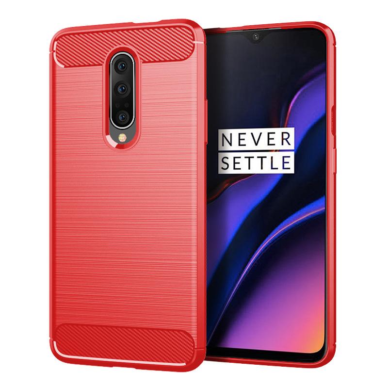 Чехол из углеродного волокна для Oneplus 7pro 1+7 Pro, противоударные силиконовые чехлы, полная защита для One Plus 7Pro, задняя крышка телефона, Fundas