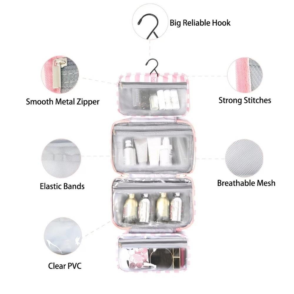 Large Capacity Travel Storage Bag Dustproof Clothing Bag Travel Wash Handbag  Space Saving