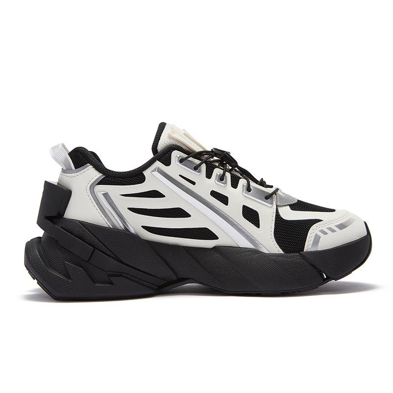 Fila Fusion TI-22 Удобные Универсальные Прочные Низкие Повседневные Кроссовки Женские Черный Белый T12W441109FOG