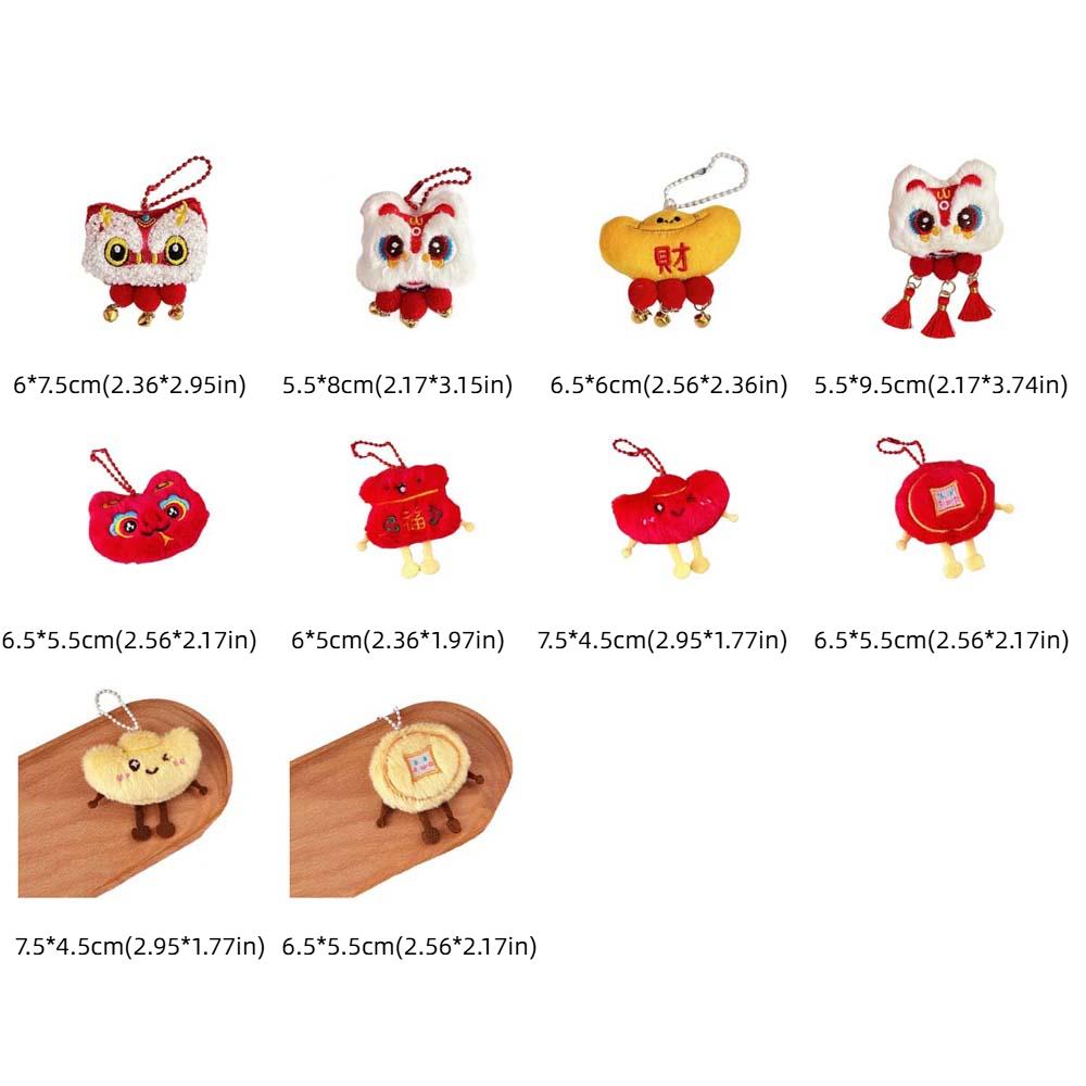 Плюшевые куклы-змеи с кисточками-колокольчиками, Лев Пробуждение, Праздник Весны, Значок, Брошь Львиный Танец, Вечеринка