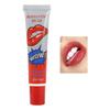 Tattoo Cream Magic Peel Off Liquid Lipstick 6 Colors Waterproof Long-lasting Lip Gloss Tint Tearable Amazing, Sex Red, 1 Piece, 04 Sex Red