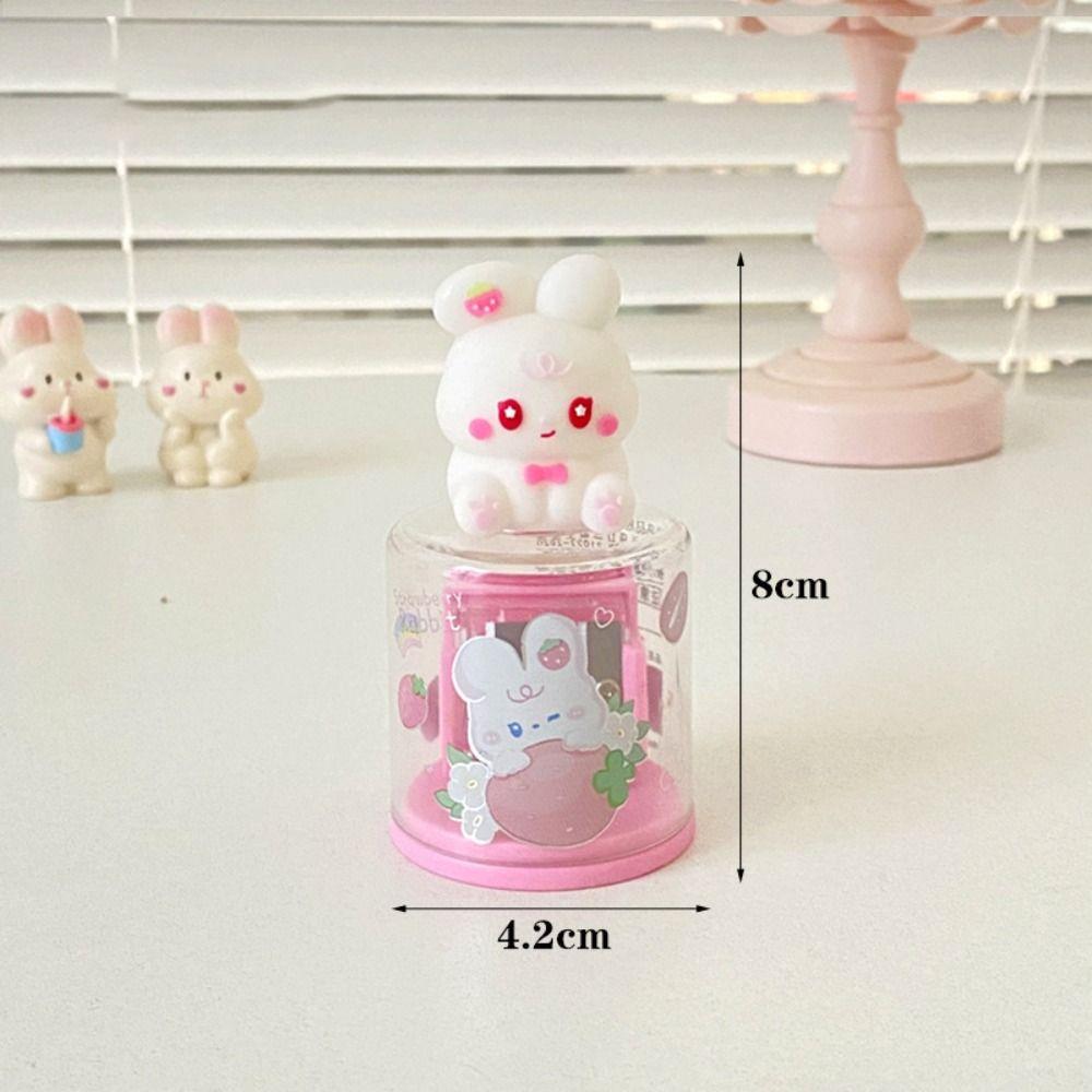 Инструмент для заточки карандашей с двумя отверстиями, портативная точилка, мультяшная милая точилка для карандашей, студенты