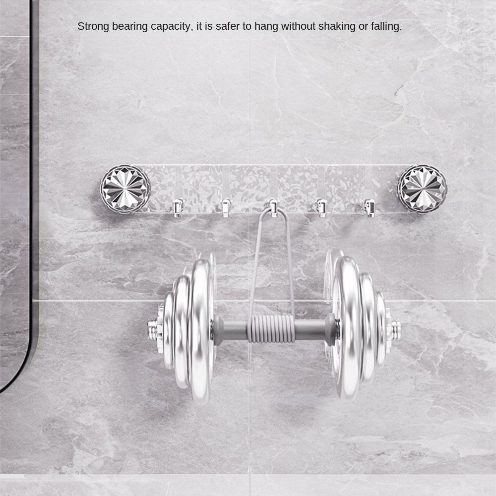 Настенный крючок с присоской, вешалка для полотенец, вешалки для халатов, модный крючок для вакуумной чашки