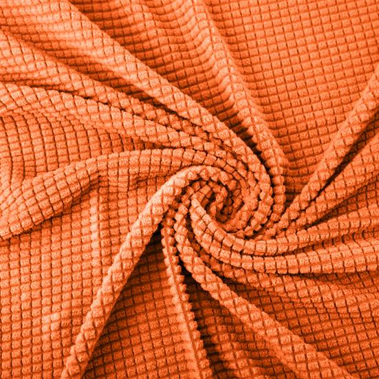 Curved Back Elastic Chair Cover Wear Resistant Non-Fading Solid Color Chair Slipcover