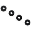 8 Pcs Black Rubber Spacer Spacers Washers  Home and Car Accessories