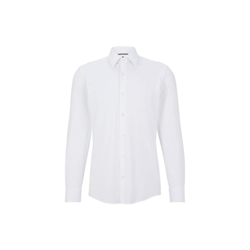 Рубашка с длинным рукавом из эластичного джерси BOSS HUGO BOSS 50490393-100