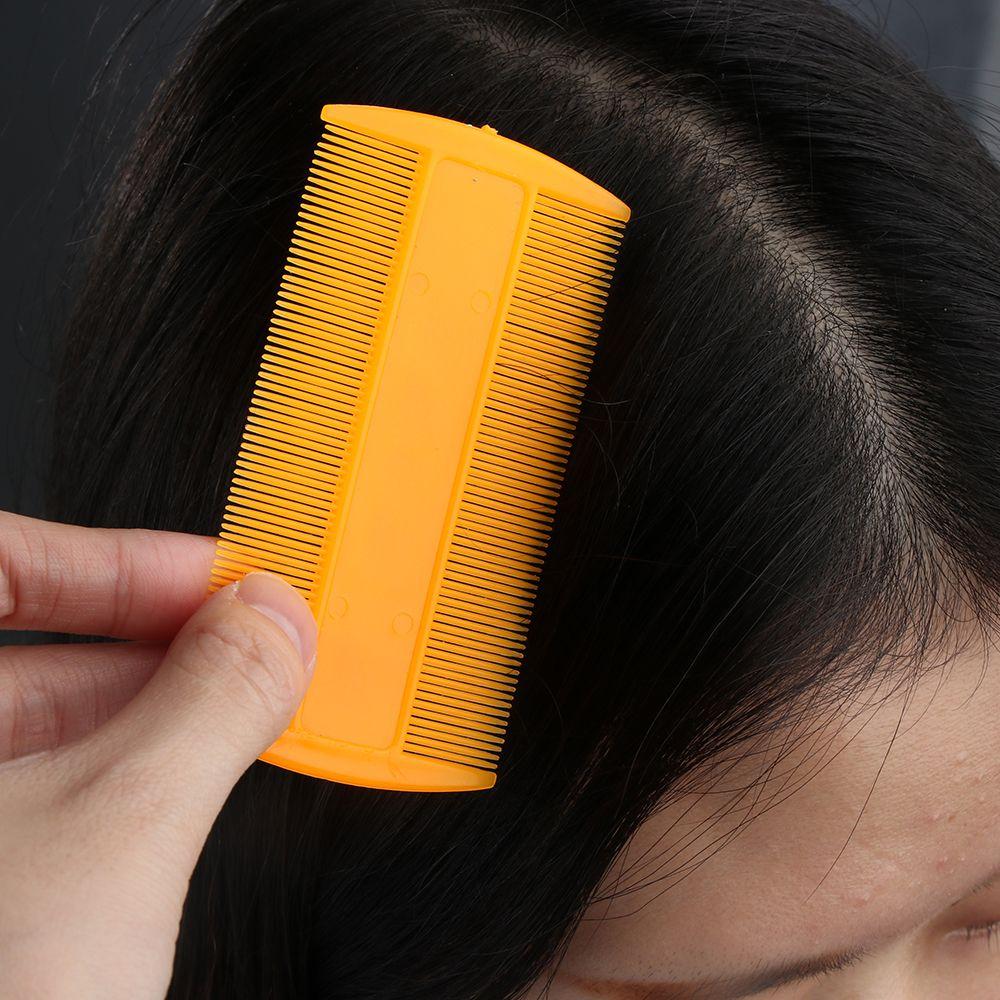 Color Useful Portable Double Sided Beauty Brush Lice Comb Hair Styling Tools Narrow Tooth Comb