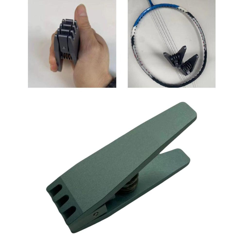 Алюминиево-цинковый цинковый сплав Бадминтон Летающий зажим 4 зубца Зажим для струн ракетки Для любителя