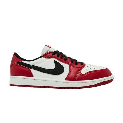 Мужские кроссовки Jordan 1 Retro Low OG Chicago (2025) Белый/Черный-Университетский Красный