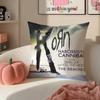 Hot Metal American Band Album Kkorn Cushion Cover Pillowcase Short Plush Invisible zipper Room Sofa Cushion Cover