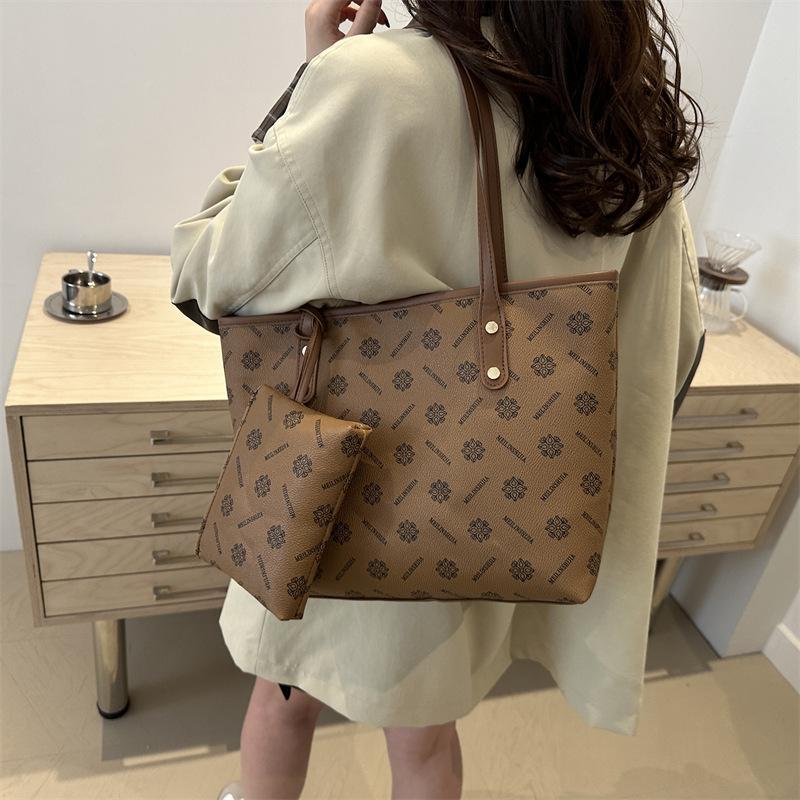 Вместительная женская сумка через плечо из мягкой кожи, модная сумочка нового тренда 2025, сумка-тоут