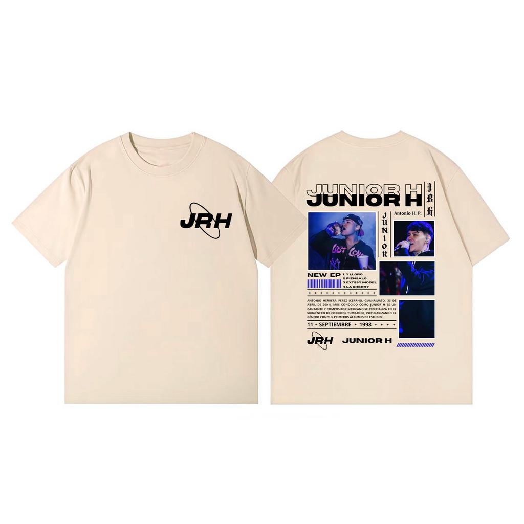 Singer Junior H Graphic T Shirt Men Women Clothing High Quality Fashion Tshirts Summer Casual Loose Cotton Short Sleeve Tshirt