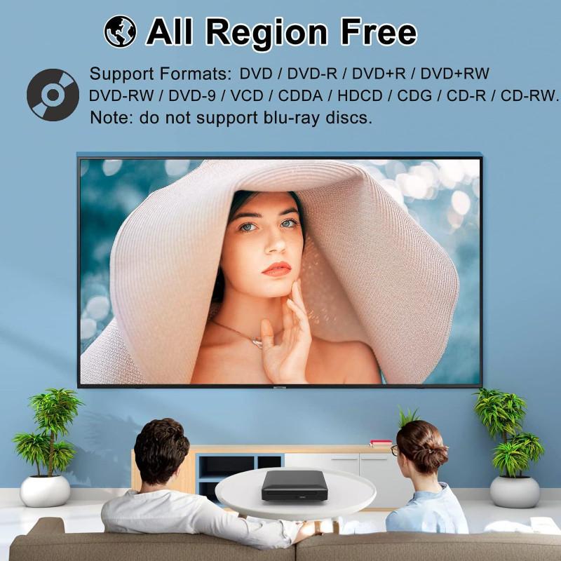 Новый USB мини детский VCD аппарат высокой четкости, бытовой DVD/EVD плеер