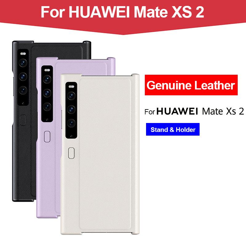 Чехол из натуральной кожи для Huawei Mate Xs 2 Xs2, ультратонкий складной чехол-подставка для Huawei Mate Xs 2 5g, чехол Fundas Capa