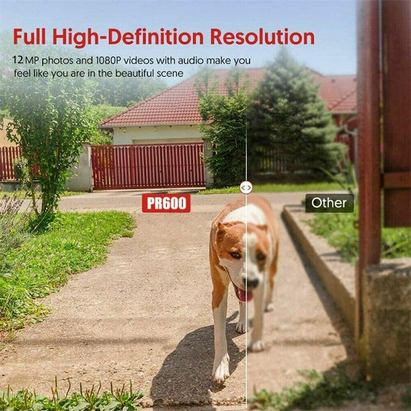 Hot Selling 1080P HD 12MP Trail Wildlife Camera Trap Hunting Game Camera with PIR Sensor Infrared Night Vision - Anti-Theft Security
