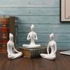 1 шт. Фигурки для йоги, Современные, Украшение для журнального столика, Полимерные фигурки, Украшения, Автомобильные предметы, Креативные аксессуары для спальни, Рум Де