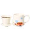 Guochaofeng Ceramic Mug Three-piece Set with Filter Office Tea Separation Cup Business Events Holiday Gifts