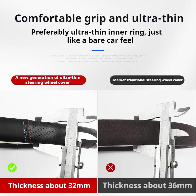 Кожаный чехол на руль автомобиля Citroen C1 C2 C3 C4 C5 C6 ELYSEE VTS Xsara C-Crosser Berlingo Jumpy AIRCROSS C3-XR Аксессуары