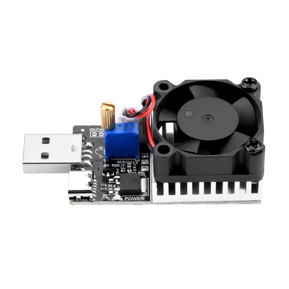 18 Вт 22,5 В USB Регулируемая электронная нагрузка с постоянным током Тестер старения Быстрой зарядки и разрядки Тестер емкости