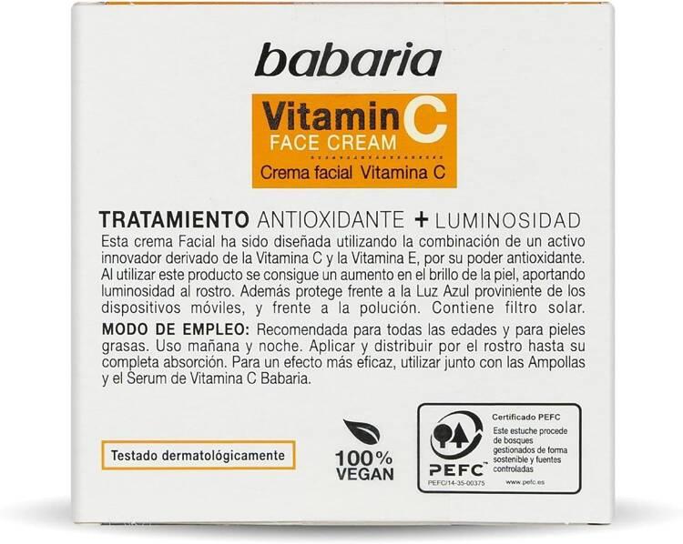 Babaria Vitamin C Krem Do Twarzy Antyoksydacyjny 50Ml