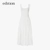 Edition Women's Asymmetrical Strap Knit Slip Dress