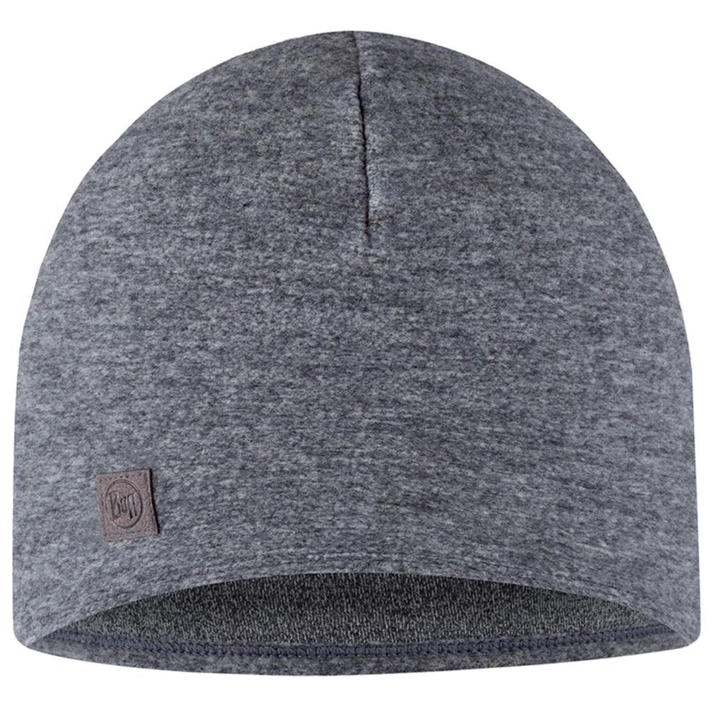 Buff Merino Fleece Hat Beanie, Unisex grey Cap