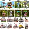 Succulents Bonsai Simulation Stone Signpost Welcome Stake Figurine Fairy Garden Mini Road Sign