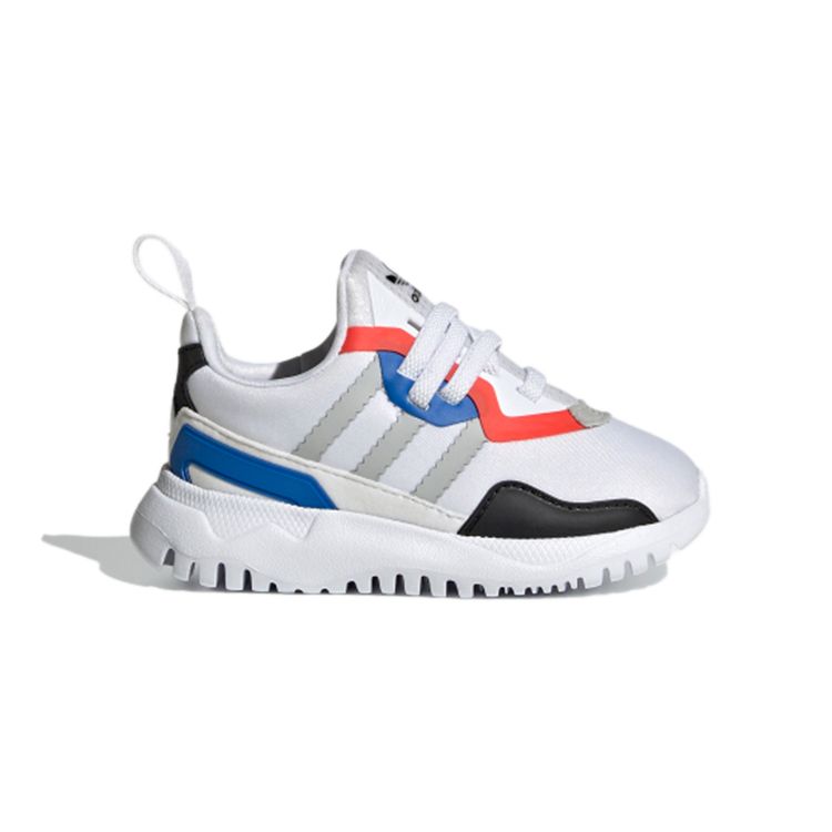 adidas Детские кроссовки Flex Infant White Glow Blue Black Cloud-White Grey-Two FX5328
