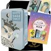 White Sage Tarot Cards, Waite Edition, Tinned, with 67-page Japanese Instruction Manual, by Lulucouture [Authentic]