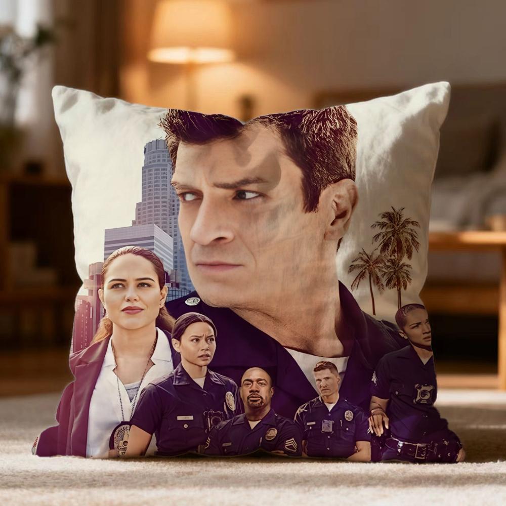 Популярная наволочка The Rookie Cushion Cover Мягкая Стирка и Стирка Многоцелевая для Дивана Кровати Путешествий Офиса