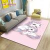 3D Cartoon Cute Unicorn Area Rug,Carpet Rug for Living Room Bedroom Sofa Doormat Kitchen Decoration,Kid Play Non-slip Floor Mat
