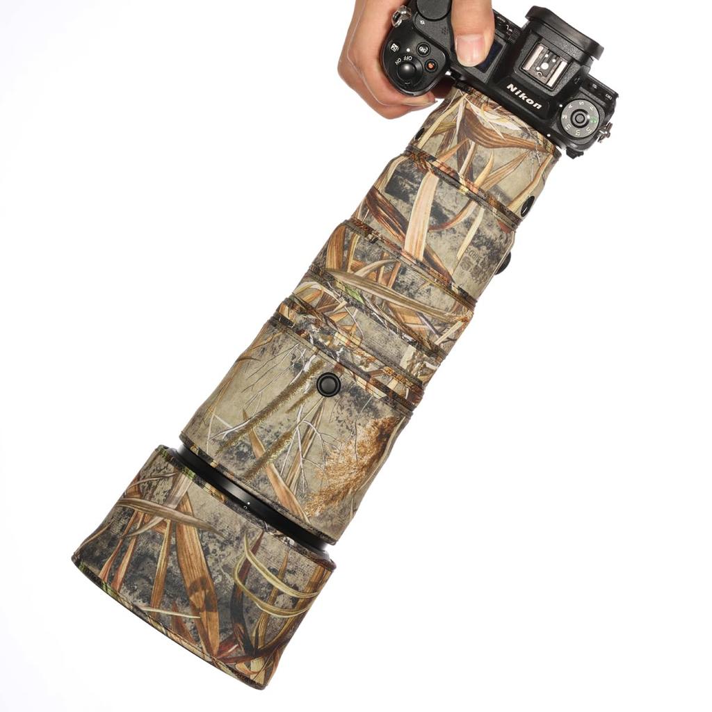 CHASING BIRDS Камуфляжное водонепроницаемое покрытие для объектива NIKON Z Непромокаемая защитная крышка для объектива VR 180-600 мм f/5.6-6.3 (Новый Аши, Стандартный)