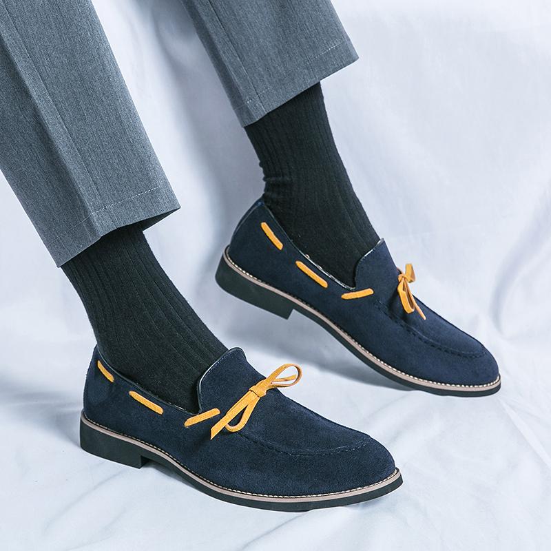 Men Loafers Soft Business High Quality Spring Autumn Suede Leather Shoes Men Flats Driving Shoes Loafers Men Zapatos De Hombre