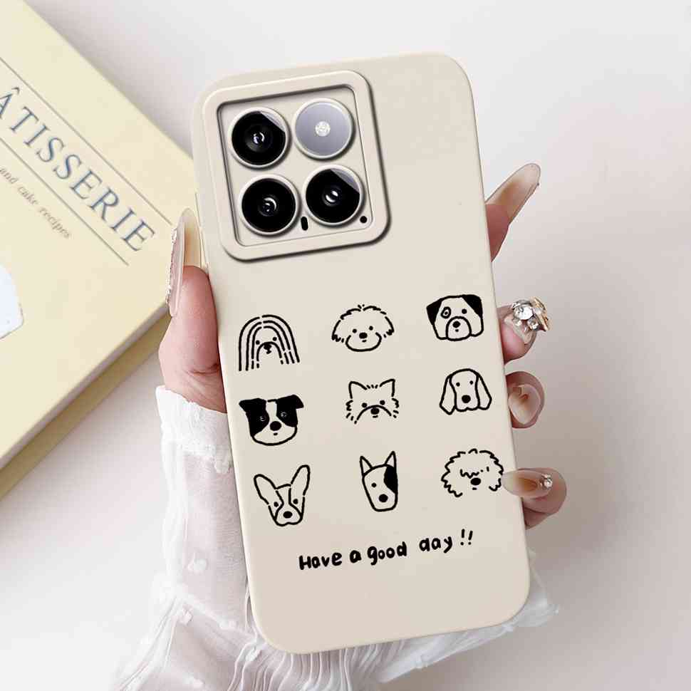 Чехол для Xiaomi 14, силиконовый, противоударный, мягкий, с защитой камеры, с рисунком, матовый, для Xiaomi 14 Mi14 Xiaomi14 5G 2023
