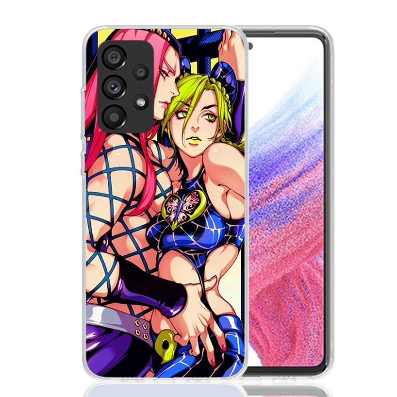 Чехол для телефона JoJo's Bizarre Adventure Джолин Куджо для Samsung Galaxy A17 A16 A14 A15 A13 A57 A56 A54 A55 A53 A37 A36 A34 A35 A33