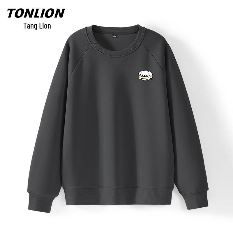Мужская толстовка TonLion с круглым вырезом, тяжелый вес