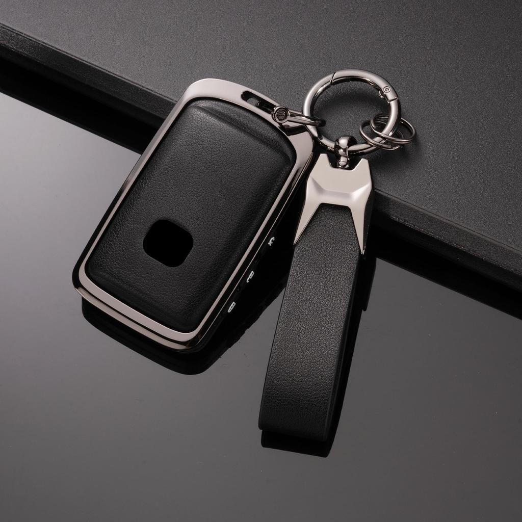 New Mazda Compatible Key Metal and Genuine for Smart Key Key Key Stylish Leather [PIMOHI] Case, Leather, CX8, CX5, CX30, MX30, CX60, CX-30, CX-8