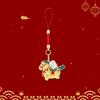 Novelty Phone Rope with Horse Cartoon; Ideal Car Key Ring, Bag Decoration; Perfect Holiday Present for Men and Women.