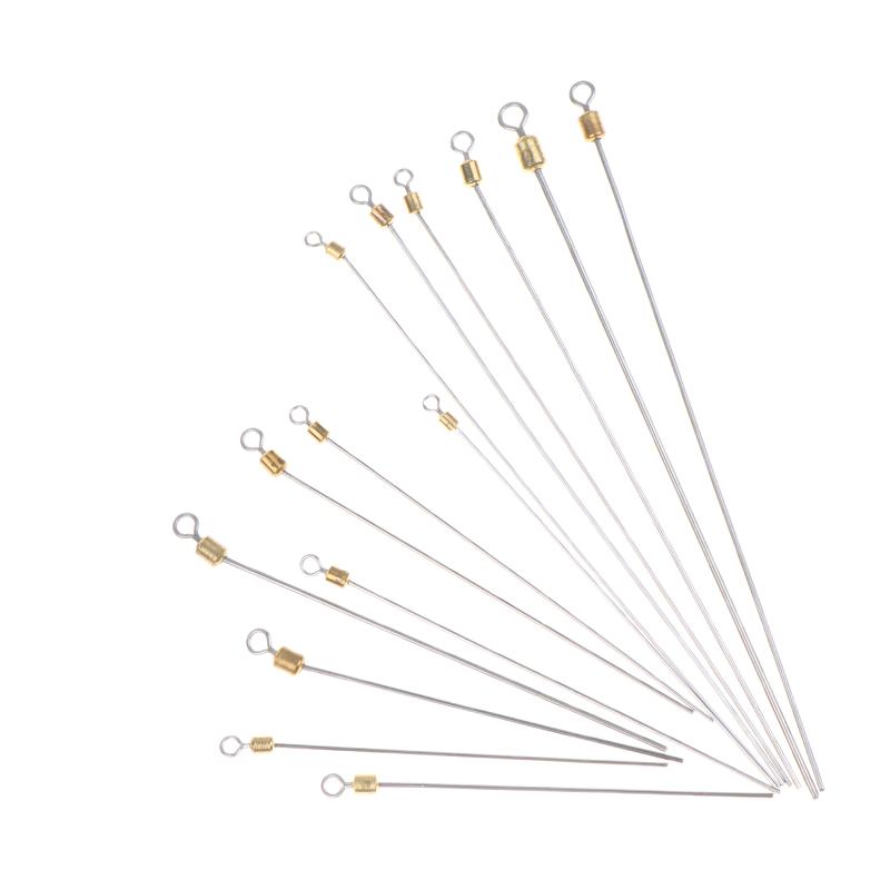 Fishing Bearing Swivels 20Pcs Corrosion Resistant Long Pole Fishing Connectors Practical Tackle for Saltwater Sea Fishing