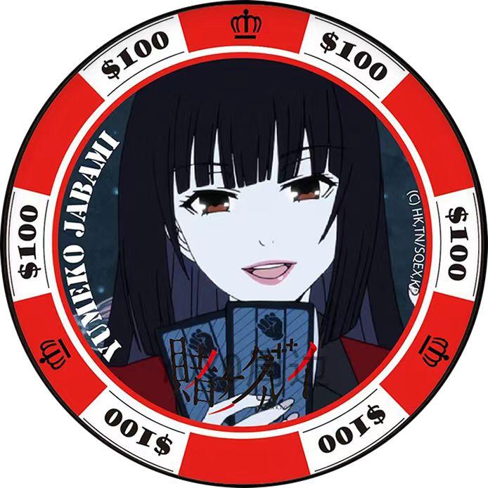 Брошь KAKEGURUI, аниме-брошь, украшение коллекции.