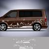 Наклейки для автодома на Volkswagen VW Transporter T6, Графика для фургона, Стиль «Покорение гор», Наклейки для кемпинга, Автоаксессуары для тюнинга