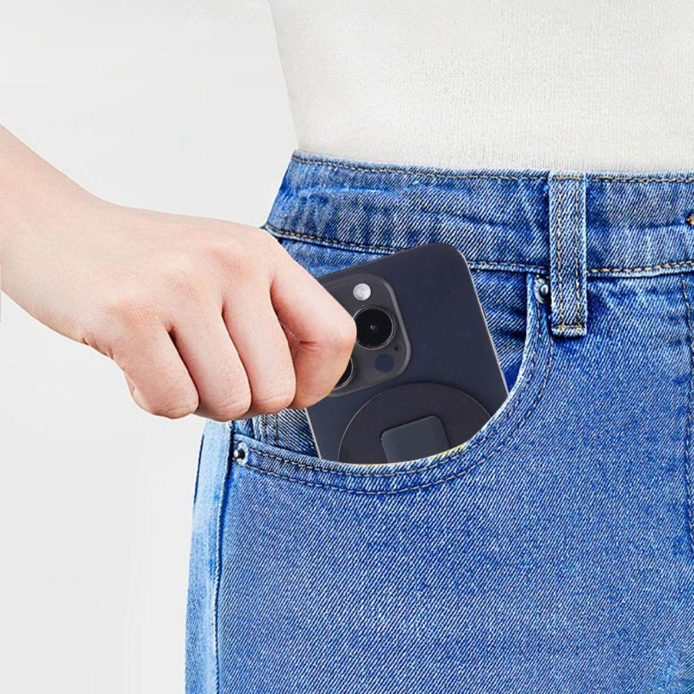 Складной магнитный держатель для телефона Силиконовое кольцо-подставка для пальца телефона Ремешок-держатель для пальца телефона Для MagSafe