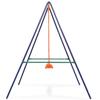 VidaXL Balançoire Simple 2-en-1 et Balançoire pour Tout-petits Orange Portique 91362