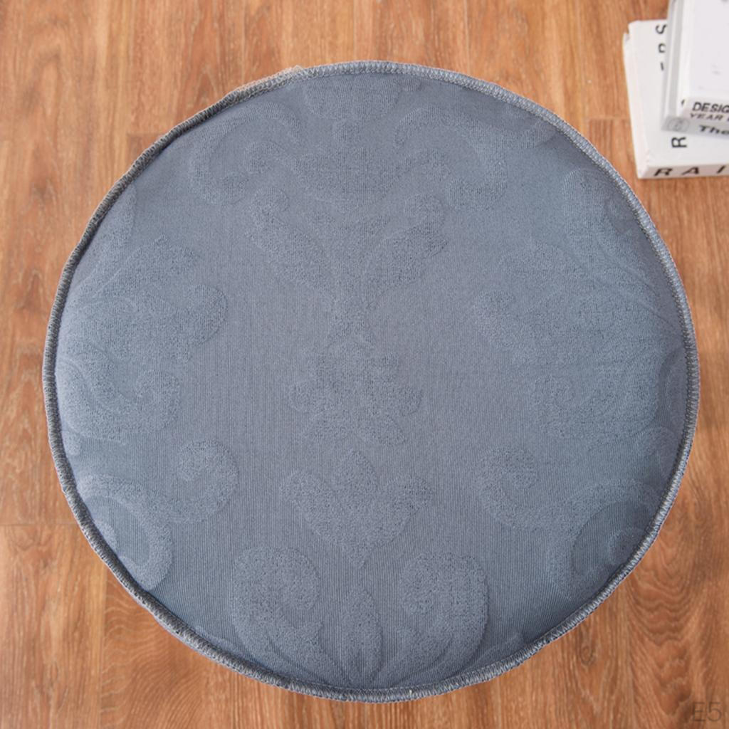 5-13cm Thick Elastic Bar Stool Cover Polyester Comfortable Round Swivel Chair Protection